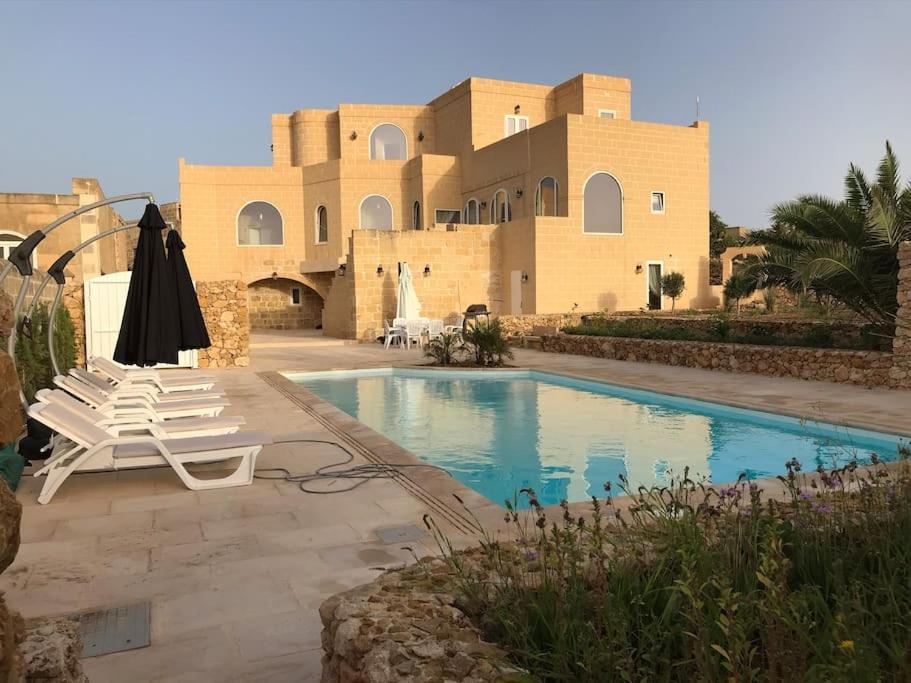 Farmhouse Villa With Large Pool And Garden In Gozo Għarb Eksteriør bilde