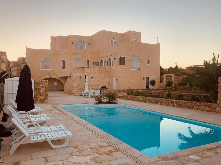 Farmhouse Villa With Large Pool And Garden In Gozo Għarb Eksteriør bilde
