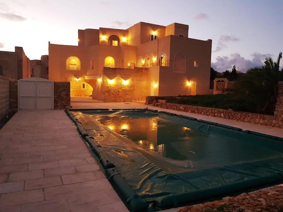 Farmhouse Villa With Large Pool And Garden In Gozo Għarb Eksteriør bilde