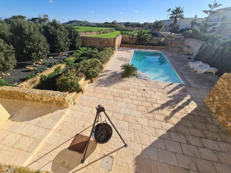 Farmhouse Villa With Large Pool And Garden In Gozo Għarb Eksteriør bilde